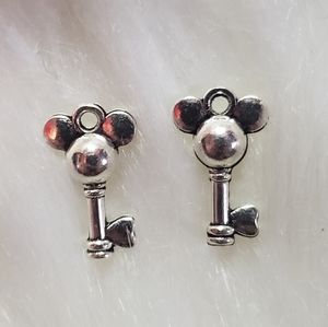 2 Tiny Mickey Mouse Pendants